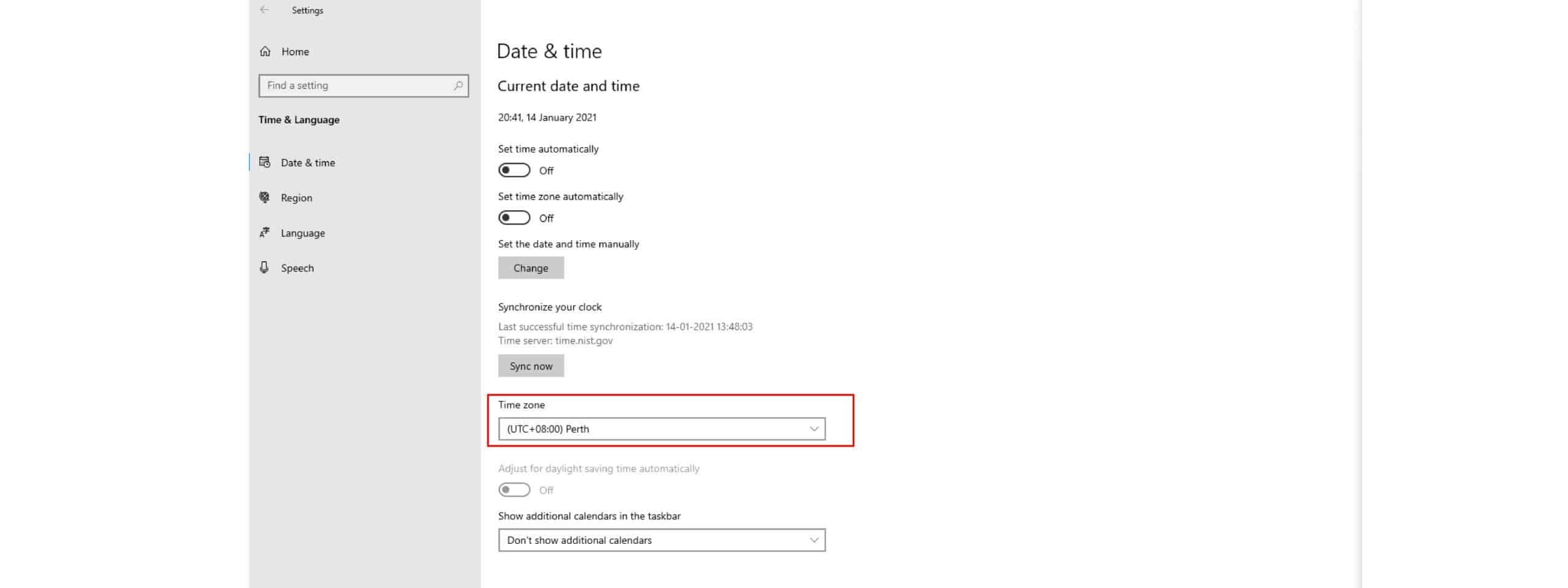 HP PCs - Setting time and date, clock losing time, time and date