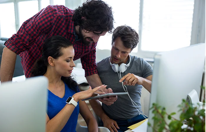 Not-for-profit team working with managed IT professionals to enhance technology operations.